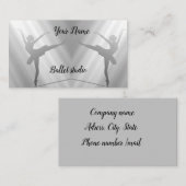 Carte De Visite Studio de ballet (Devant / Derrière)