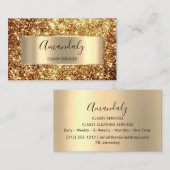 Carte De Visite Studio de Beauté ProfessionnelCoiffeur Parties sci (Devant / Derrière)