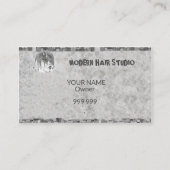 Carte De Visite Studio de cheveux moderne (Devant)