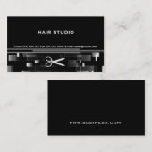 Carte De Visite Studio de conception de cheveux (Devant / Derrière)