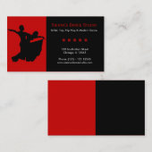 Carte De Visite Studio de danse (Devant / Derrière)