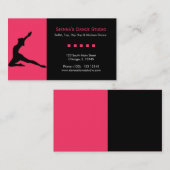 Carte De Visite Studio de danse (Devant / Derrière)