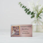 Carte De Visite Studio De Danse De Ballet Moderne (Debout devant)