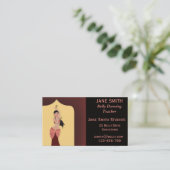 Carte De Visite Studio de danse de professeur de danse de (Debout devant)