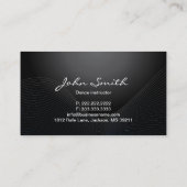 Carte De Visite Studio de danse élégante de salle de bal (Dos)