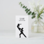 Carte De Visite Studio de danse professionnel, instructeur (Debout devant)