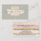 Carte De Visite Studio de décoration de gâteaux Sage (Devant / Derrière)
