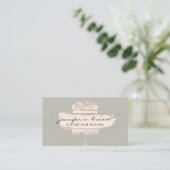 Carte De Visite Studio de décoration de gâteaux Sage (Debout devant)