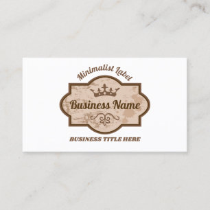 Carte De Visite Studio de dessert patrimonial Monogramme