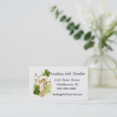 Carte De Visite Studio de fille de Luckey (Debout devant)