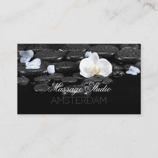 Carte De Visite Studio De Massage (Devant)
