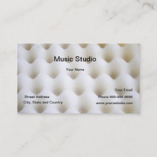 Carte De Visite Studio de musique