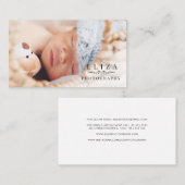 Carte De Visite Studio de photographie professionnel (Devant / Derrière)