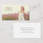 Carte De Visite Studio de photographie professionnel (Devant / Derrière)