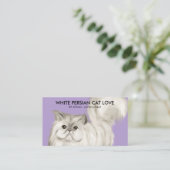 Carte De Visite Studio de portrait de photographe de chats (Debout devant)