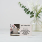 Carte De Visite Studio de poterie modifiable (Debout devant)