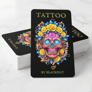 Carte De Visite Studio de tatouage créatif Artiste de tatouage de
