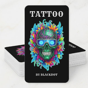 Carte De Visite Studio de tatouage professionnel Boutique de tatou