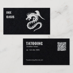 Carte De Visite Studio de tatouage QR