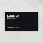 Carte De Visite Studio De Tattoo (Dos)