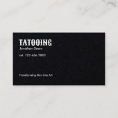 Carte De Visite Studio De Tattoo (Dos)