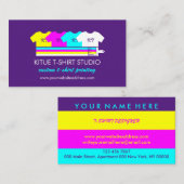 Carte De Visite Studio de vêtements d'art portables (Devant / Derrière)