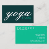 Carte De Visite studio de yoga (Devant / Derrière)