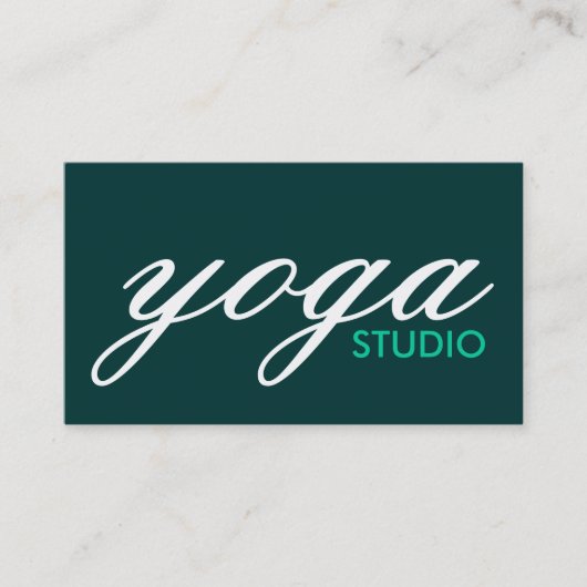 Carte De Visite studio de yoga (Devant)