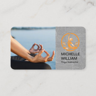 Carte De Visite Studio de Yoga Méditation Soins personnels