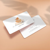 Carte De Visite Studio De Yoga Pyramide Moderne Abstrait en Pierre