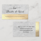 Carte De Visite STUDIO mariage & BOUTIQUE DE MODE DE VIE (Devant / Derrière)