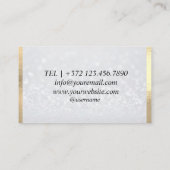 Carte De Visite STUDIO mariage & BOUTIQUE DE MODE DE VIE (Dos)