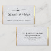 Carte De Visite STUDIO mariage & BOUTIQUE DE MODE DE VIE (Devant / Derrière)