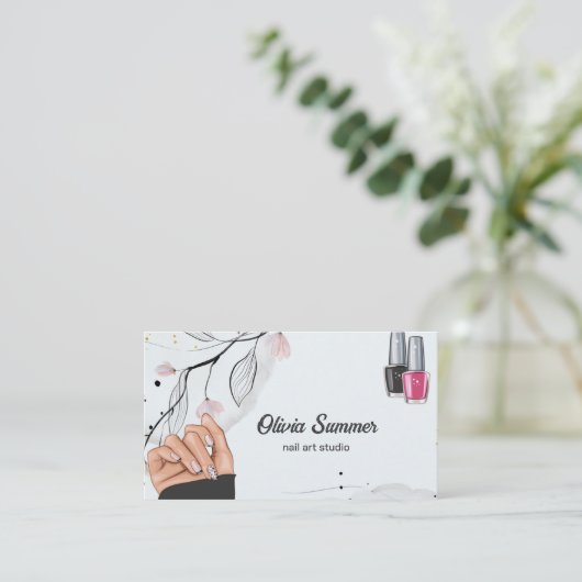 Carte De Visite Studio Nail Art (Debout devant)