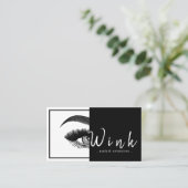 Carte De Visite Studio Salon de Sourcils & Cils (Debout devant)