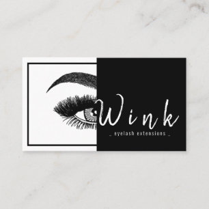 Carte De Visite Studio Salon de Sourcils & Cils