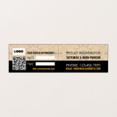 Carte De Visite Studio Tatouage & Piercing Corps, Rendez-vous (Intérieur déplié)
