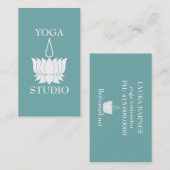 Carte De Visite Studio Yoga (Devant / Derrière)