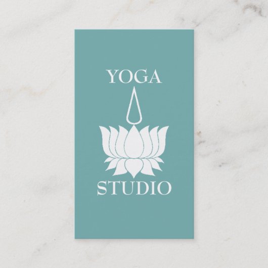 Carte De Visite Studio Yoga (Devant)