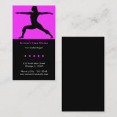 Carte De Visite Studio Yoga (Devant / Derrière)