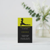 Carte De Visite Studio Yoga (Debout devant)