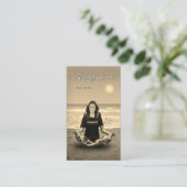 Carte De Visite Studio Yoga (Debout devant)