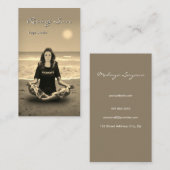 Carte De Visite Studio Yoga (Devant / Derrière)