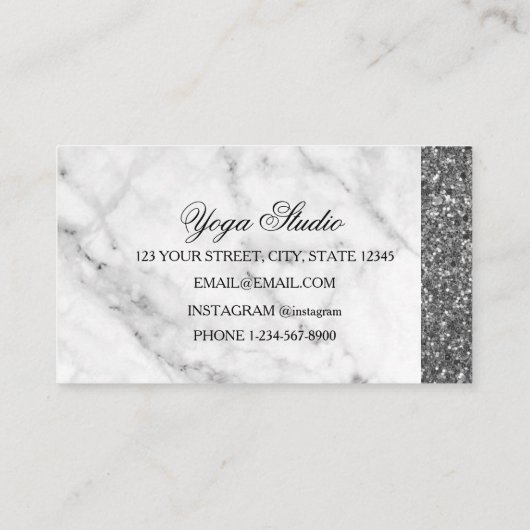 Carte De Visite Studio Yoga (Dos)