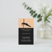 Carte De Visite Studio Yoga (Debout devant)