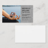Carte De Visite Studio Yoga | Méditation (Devant / Derrière)