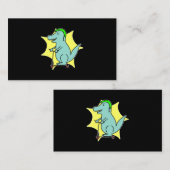 Carte De Visite Stunt Scooter Dinosaur Scooter Dragon Comédie Anim (Devant / Derrière)