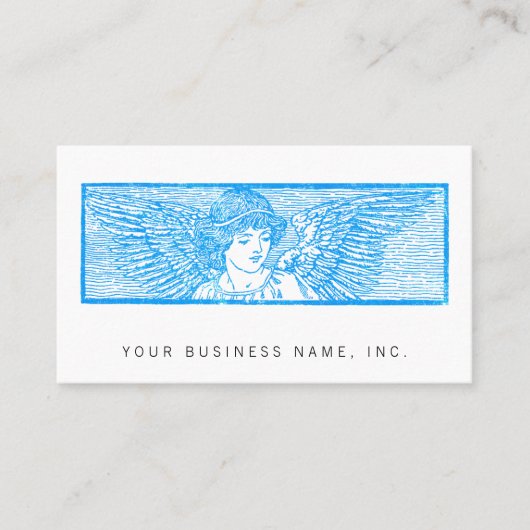 Carte De Visite Style à ailes d'impression typographique (Devant)