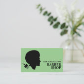 Carte De Visite Style Afro, Barbiers Hommes (Debout devant)