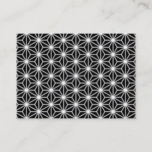 Carte De Visite ‎ style Asanoha